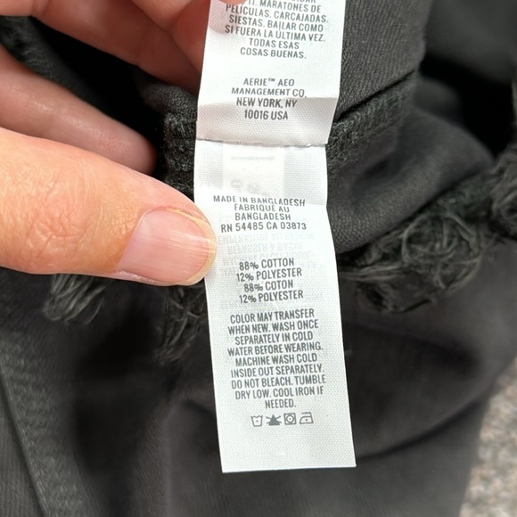 Aerie Dark Gray Romper Shortalls Size Large NWT - Picture 9 of 13